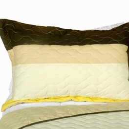 Blancho Bedding [Best Home Decoration] 3PC Vermicelli-Quilted Patchwork Quilt Set (Full/Queen Size)