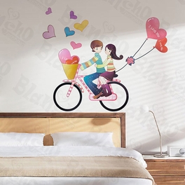 blancho bedding Bick Couple - X-Large Wall Decals Stickers Appliques Home Decor