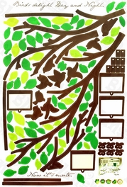 Blancho Bedding Birds And Branch - Wall Decals Stickers Appliques Home D¨¦cor
