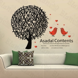 blancho bedding Birds In Love - Large Wall Decals Stickers Appliques Home Decor