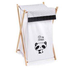 blancho bedding Black White Panda Collection Baby Bedding Accessory - Hamper