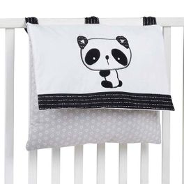 blancho bedding Black White Panda Collection Baby Bedding Accessory - Diaper Bag