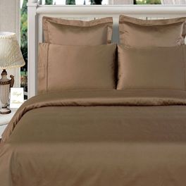 blancho bedding 100% Bamboo Taupe Duvet Cover set