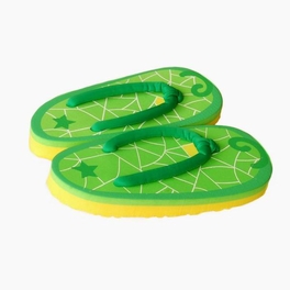 Blancho Bedding Green Cantaloupe Flip Flops Shoes