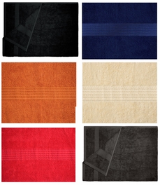 Blancho Bedding Blancho Bedding Premium 6 Piece 550 GSM 2 Ply 100% Cotton High Quality Luxury Towel Set With 2 Bath Towels 2 Hand Towels 2 Wash Cloth Better Than 5 Star Hotel Grade