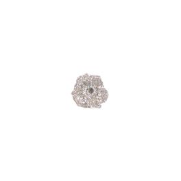 blancho bedding Rhinestone Flower Ring Silver