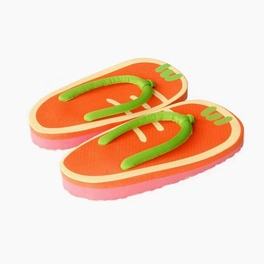Blancho Bedding Stylish Carrot Womens Flip Flops