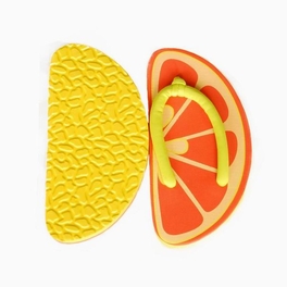 Blancho Bedding Tasty Orange Womens Flip Flops