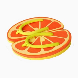 Blancho Bedding Tasty Orange Womens Flip Flops