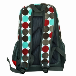 Blancho Bedding Blancho [Colorful Dots] Fashion Multipurpose Student School Bag / Backpack / Dayback - Polyester