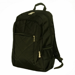 Blancho Bedding Blancho [Diamond Check] Stylish Backpack / School Bag / Laptop Backpack / Dayback - Black