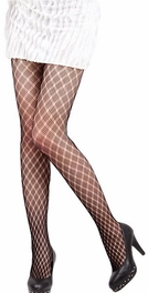 blancho bedding Blancho LZSA013-1 Sexy Black Sheer Plaid Stocking