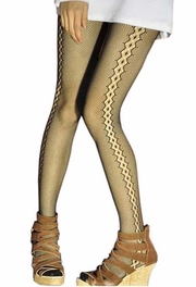 blancho bedding Blancho LZSA017-1 Sexy Black Sheer Cobwebbing Stocking