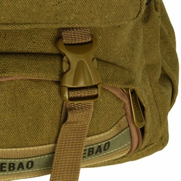 Blancho Bedding Blancho [Own Propert] Multipurpose Canvas Outdoor Backpack / Dayback / School Bag - Khaki