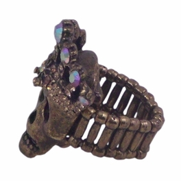 Blancho Bedding BLANCHO RING JEWELRY SKULL JEWELLERY GOLDEN
