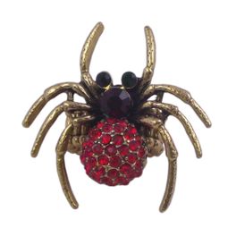 blancho bedding BLANCHO RING JEWELRY SPIDER BLACK HOUSE JEWELLERY RED