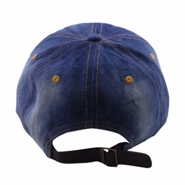 Blancho Bedding Blancho Women Fashion BOSS Rhinestone Studded Bling Adjustable Baseball Cap Denim Jean