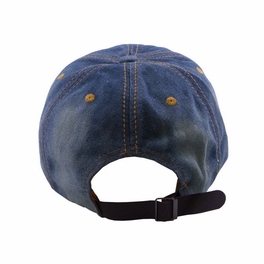 Blancho Bedding Blancho Women Fashion TEXAS Rhinestone Studded Bling Adjustable Baseball Cap Denim Jean