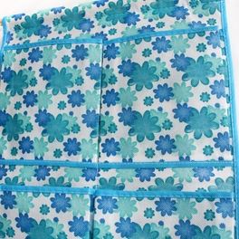 Blancho Bedding [Blue Flowers] Blue/Wall Hanging/ Wall Organizers / Baskets / Hanging Baskets (13*24)