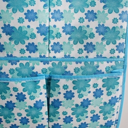Blancho Bedding [Blue Flowers] Blue/Wall Hanging/ Wall Organizers / Baskets / Hanging Baskets (13*24)