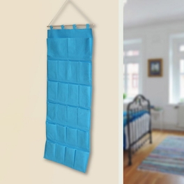 Blancho Bedding [Blue Hanging] Wall Hanging/ Sewing Baskets / Wall Baskets / Hanging Baskets (18*43)