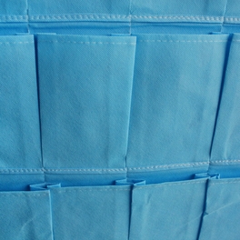Blancho Bedding [Blue Hanging] Wall Hanging/ Sewing Baskets / Wall Baskets / Hanging Baskets (18*43)