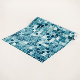 Blancho Bedding Blue Mosaic - Self-Adhesive Wallpaper Home Decor(Roll)