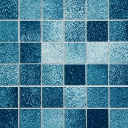 Blancho Bedding Blue Mosaic - Self-Adhesive Wallpaper Home Decor(Roll)