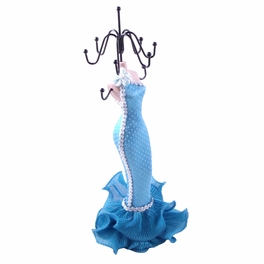Blancho Bedding [Blue Sea-maid] Jewelry Display Holder Figure Stand Blue