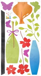 Blancho Bedding Bottles Of Flower - Wall Decals Stickers Appliques Home D¨¦cor
