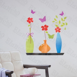 blancho bedding Bottles Of Flower - Wall Decals Stickers Appliques Home D¨¦cor