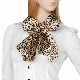 Blancho Bedding Brando Brown Leopard Stylish Delicately Soft Silky Scarf/Wrap/Shawl(Small)