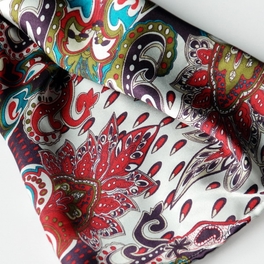 Blancho Bedding Brando Burgundy Distinctive Stylish Paisley Pattern Fashion Soft Silky Scarf/Wrap/Shawl(Large)