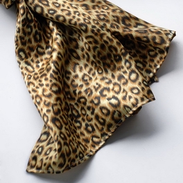 Blancho Bedding Brando Chic Leopard Grain Color Super Soft Silk Scarf/Wrap/Shawl(Small)