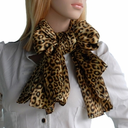 Blancho Bedding Brando Chic Leopard Grain Color Super Soft Silk Scarf/Wrap/Shawl(Small)