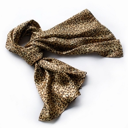 blancho bedding Brando Chic Leopard Grain Color Super Soft Silk Scarf/Wrap/Shawl(Large)