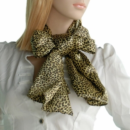 Blancho Bedding Brando Chic Small Leopard Animal Print Soft Natural Silk Scarf/Wrap/Shawl(Large)