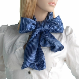 Blancho Bedding Brando Dark Blue Small Cute Dot Design Campus Style Silk Scarf/Wrap/Shawl(Large)