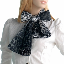 Blancho Bedding Brando Elegant Stylish Leopard Design Natural Silk Scarf/Wrap/Shawl(Small)