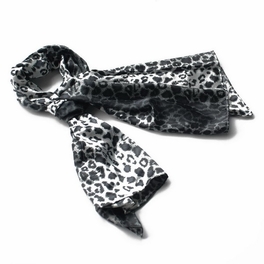 blancho bedding Brando Elegant Stylish Leopard Design Natural Silk Scarf/Wrap/Shawl(Large)