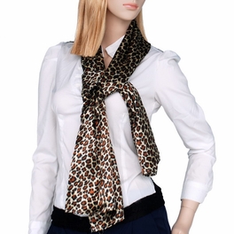 Blancho Bedding Brando Fashion Lady Leopard Print Subtle Natural Comfy Silk Scarf/Wrap/Shawl(Large)