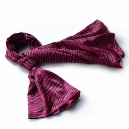 blancho bedding Brando Fushcia Funky Zebra Animal Pattern super soft Silk Scarf/Wrap/Shawl(Small)