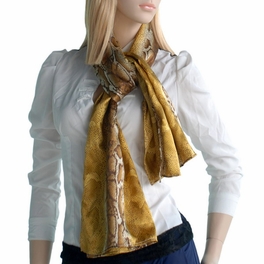 Blancho Bedding Brando Gold Boa Noble Fashion Delicately Soft Silky Scarf/Wrap/Shaw(Large)