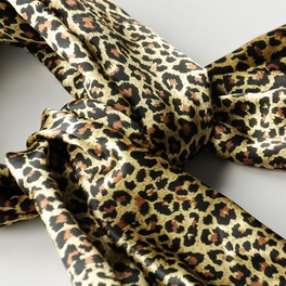 Blancho Bedding Brando Gold Leopard Design Fashion Exquisitely Soft Natural Silky Scarf/Wrap/Shawl(Small)