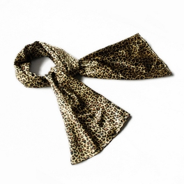 blancho bedding Brando Gold Leopard Design Fashion Exquisitely Soft Natural Silky Scarf/Wrap/Shawl(Large)