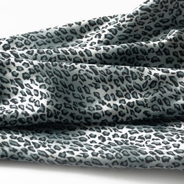 Blancho Bedding Brando Light Blue Leopard Stylish Delicately Soft Silky Scarf/Wrap/Shawl(Large)