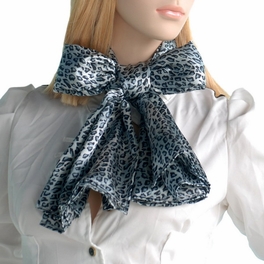 Blancho Bedding Brando Light Blue Leopard Stylish Delicately Soft Silky Scarf/Wrap/Shawl(Large)
