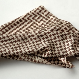 Blancho Bedding Brando Nobel Brown Plover Design Super Soft Silk Scarf/Wrap/Shawl(Large)