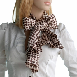 Blancho Bedding Brando Nobel Brown Plover Design Super Soft Silk Scarf/Wrap/Shawl(Large)