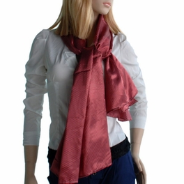 Blancho Bedding Brando Red Small Cute Dot Design Campus Style Silk Scarf/Wrap/Shawl(Large)